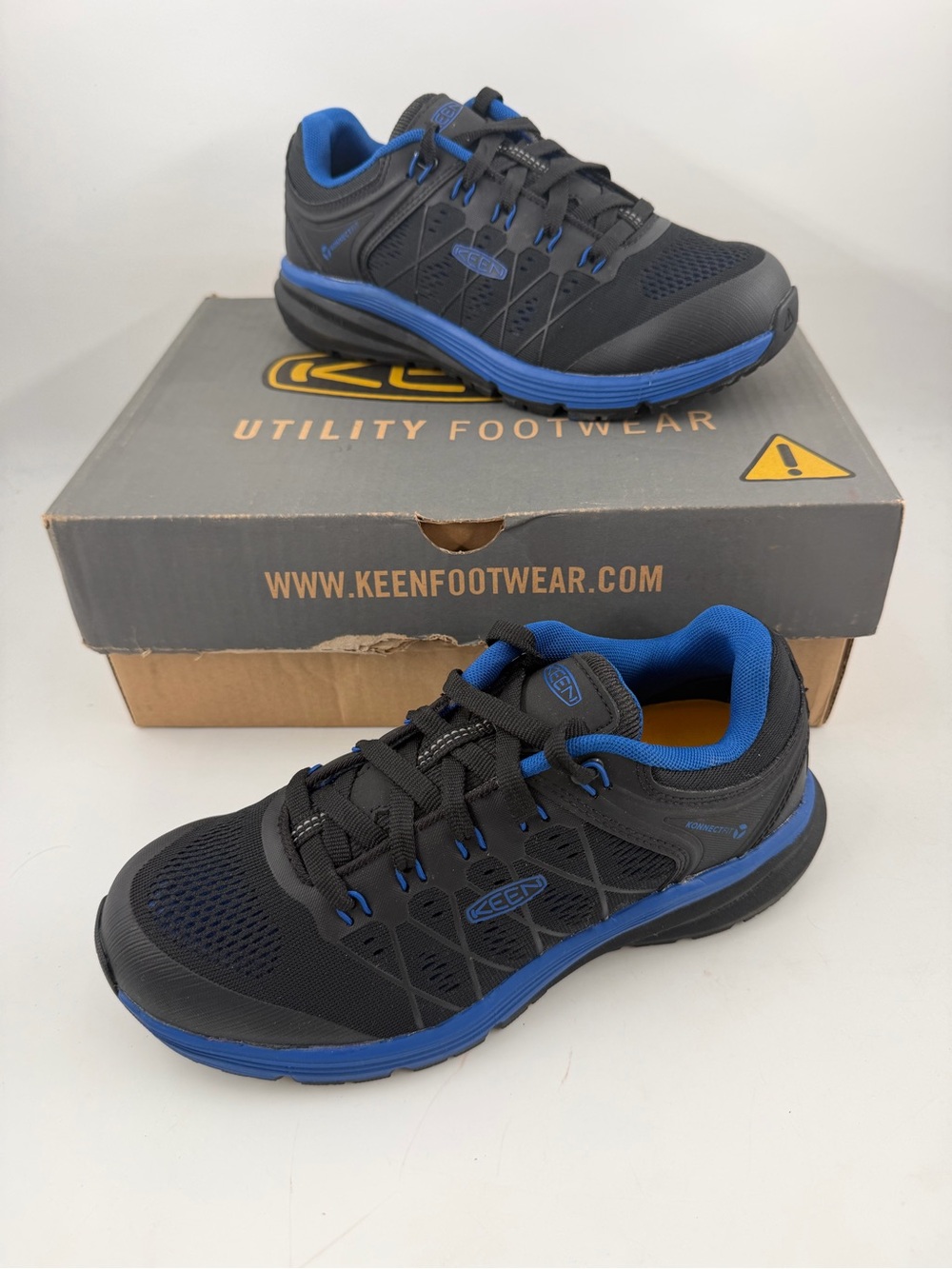 Keen Women’s Utility Vista Energy -SZ 8.5- Low Top Black Soft Toe Work Sneakers